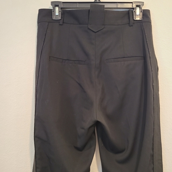 Isabel Benenato Black Wool Slim Pants - Picture 4 of 8